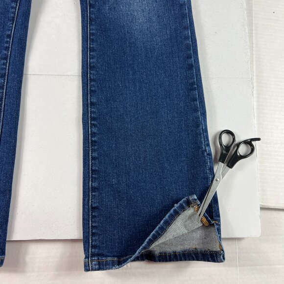 Judy Blue Jeans Women's 32x28* High Rise Slim Boot Cut Blue Stretch Denim Tag 32 - Picture 5 of 16